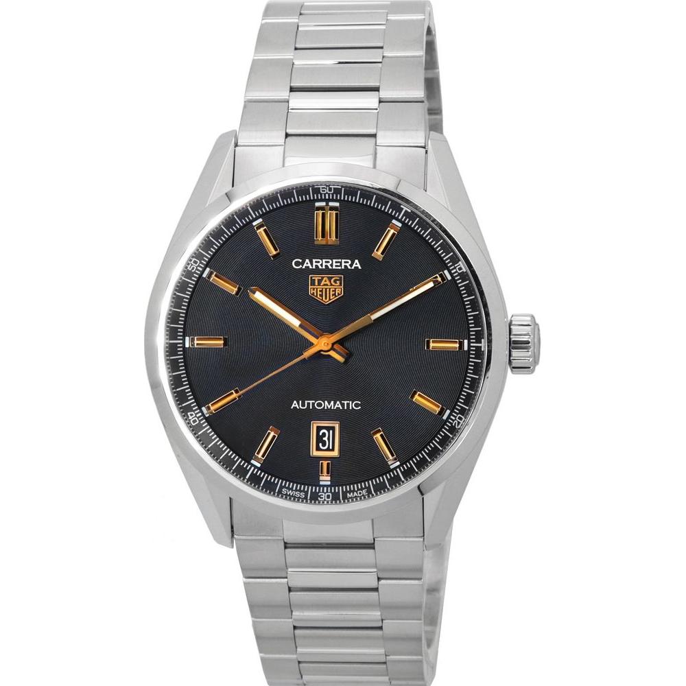 TAG Heuer Carrera WBN2113.BA0639 Men's Stainless Steel Automatic Watch with Black Dial