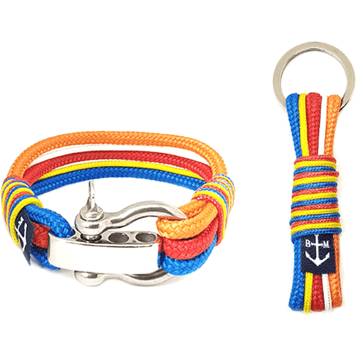 Load image into Gallery viewer, Buddhist Nautical Bracelet and Keychain-0

