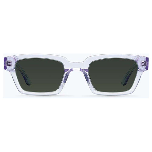 Load image into Gallery viewer, Introducing the Deka Violet Olive Bio-Acetate Rectangular Sunglasses for Women
