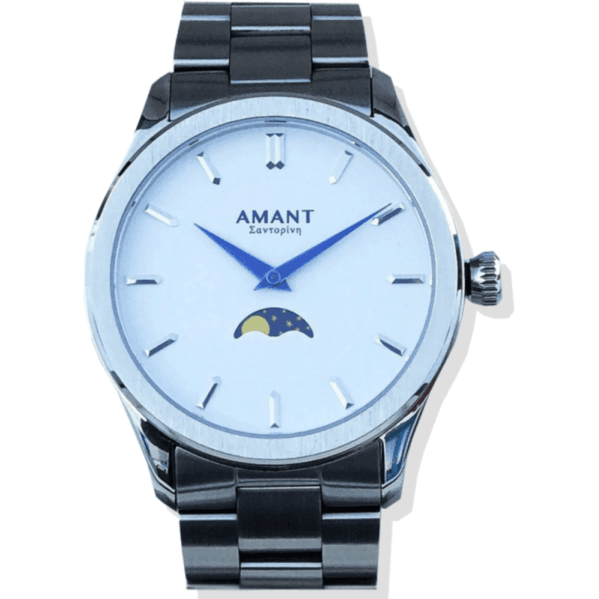 Amant SANTORINI MOONPHASE Luxury Dress Wrist Watch - Men’s 