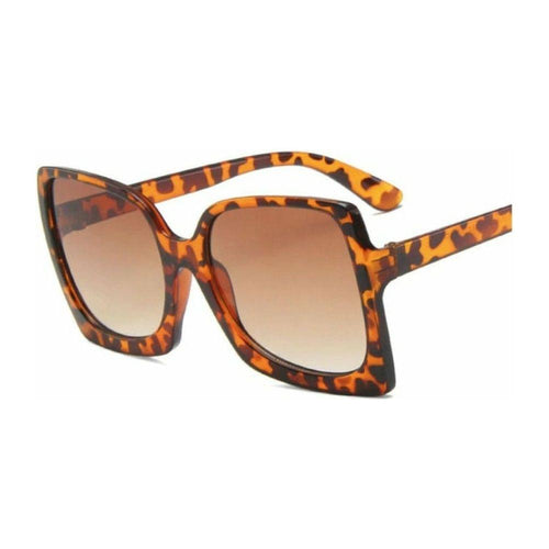 Load image into Gallery viewer, Athina Retro Square Women’s Shades SG1003.1 - Leopard - 
