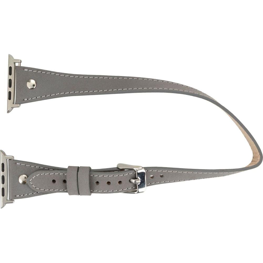 Basin Double Tour Leather Bands for Apple Watch 9, Ultra 2 and SE-11