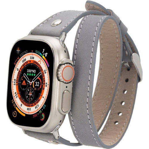 Load image into Gallery viewer, Basin Double Tour Leather Bands for Apple Watch 9, Ultra 2 and SE-8
