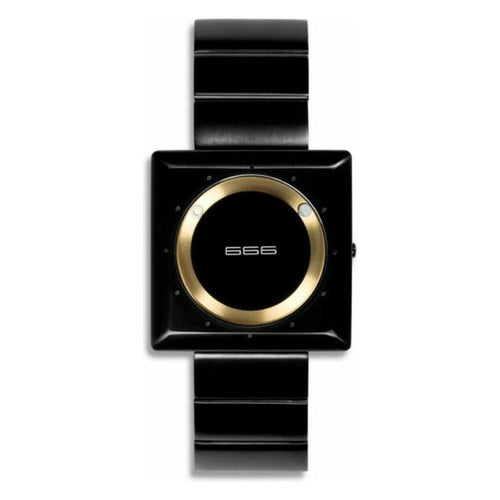 Load image into Gallery viewer, Black Unisex Watch 666 Barcelona 061 (Ø 45 mm) - Unisex 
