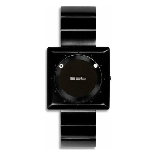 Load image into Gallery viewer, Black Unisex Watch 666 Barcelona 064 (Ø 45 mm) - Unisex 
