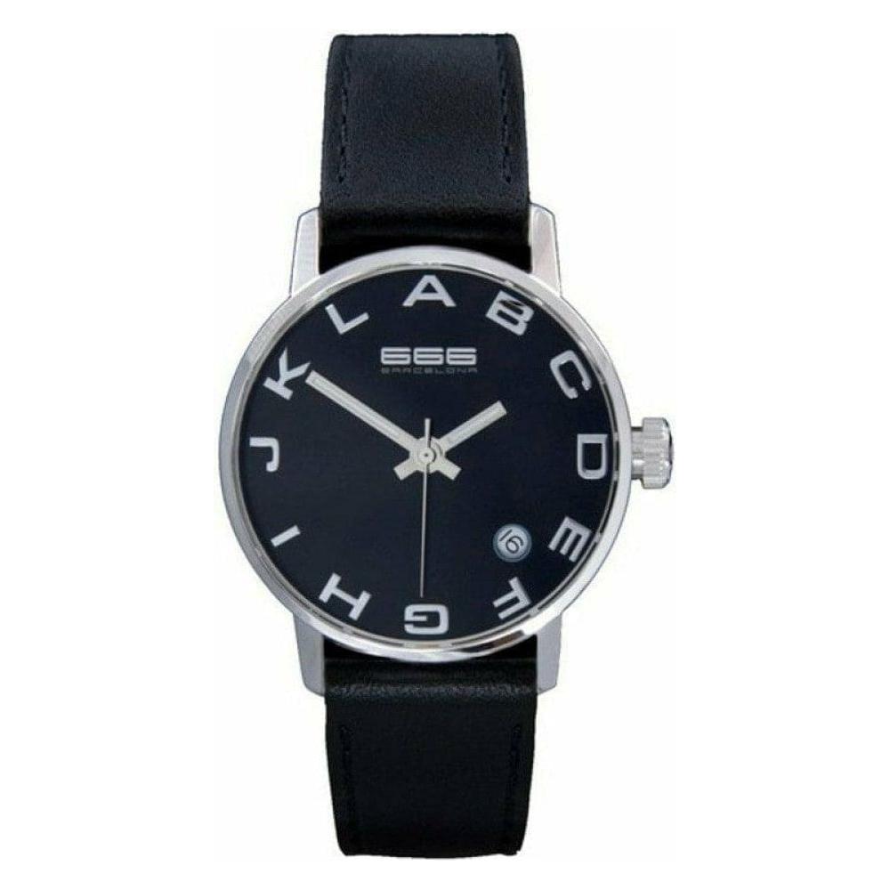Black Unisex Watch 666 Barcelona 272 (Ø 35 mm) - Unisex 