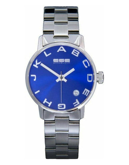 Blue & Silver Unisex Watch 666 Barcelona 278 (Ø 35 mm) - 