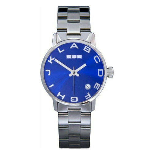 Load image into Gallery viewer, Blue &amp; Silver Unisex Watch 666 Barcelona 278 (Ø 35 mm) - 
