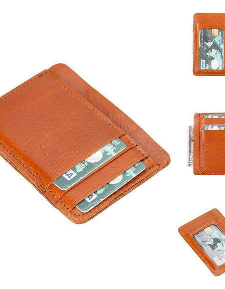 Cody Leather Card Holder and Wallet for Unisex-0