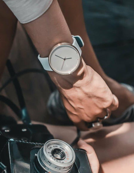 Crescent Gold 42mm Round Luxury Designer Women’s Watch - 