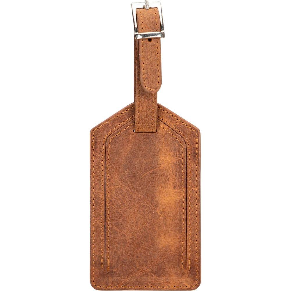 Estes Genuine Leather Luggage Tag with AirTag Slot-16