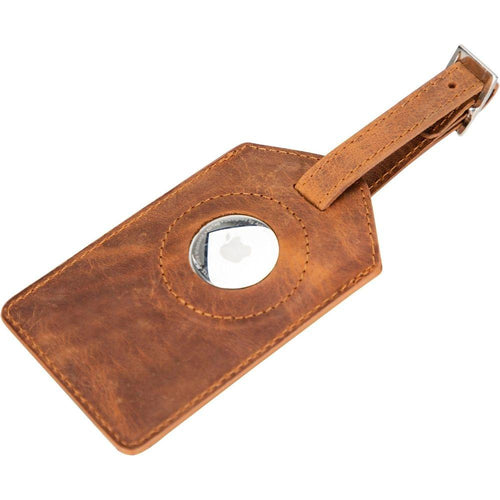 Load image into Gallery viewer, Estes Genuine Leather Luggage Tag with AirTag Slot-14
