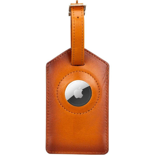 Load image into Gallery viewer, Estes Genuine Leather Luggage Tag with AirTag Slot-1
