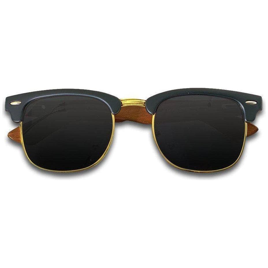 Eyewood Clubmaster - Adrian - Black - Unisex Sunglasses