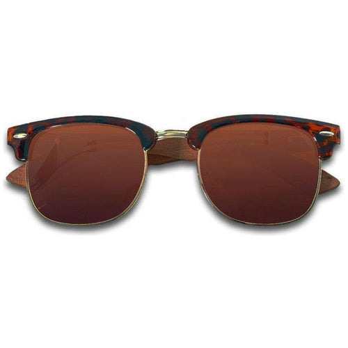 Load image into Gallery viewer, Eyewood Clubmaster - Cassidy - Brown - Unisex Sunglasses
