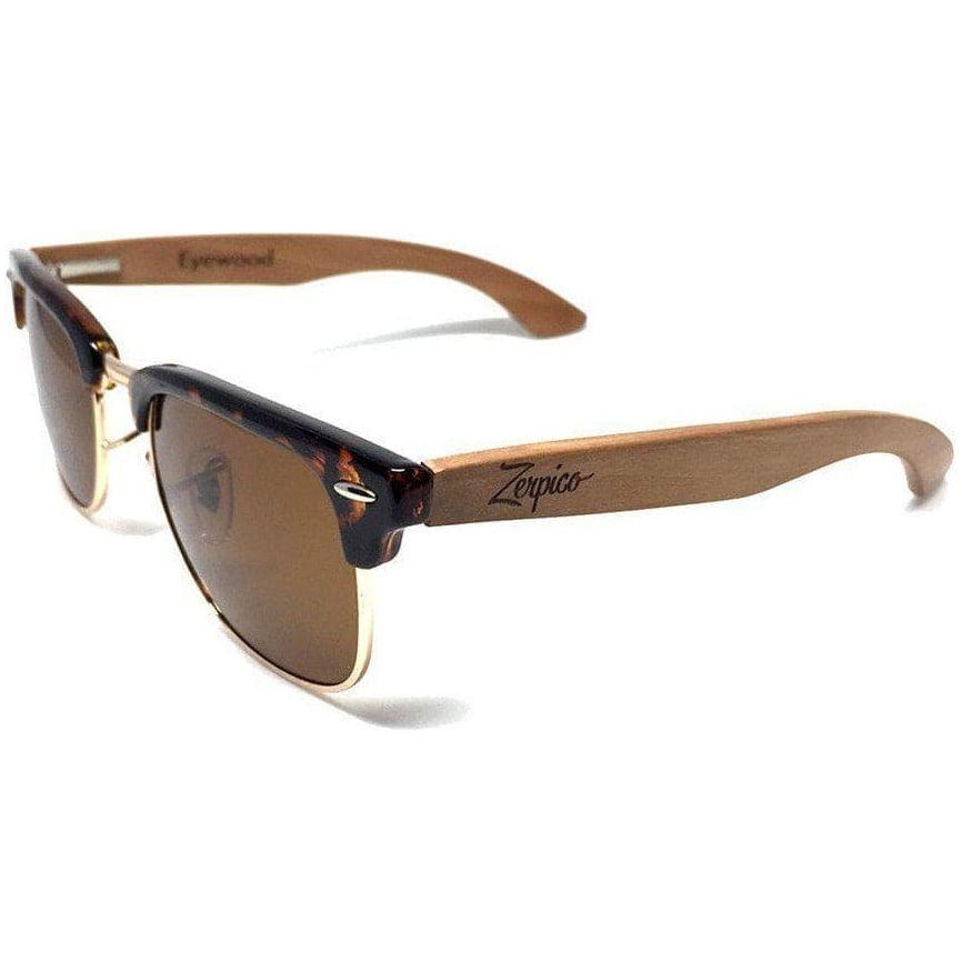 Eyewood Clubmaster - Cassidy - Brown - Unisex Sunglasses