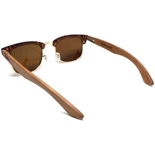 Load image into Gallery viewer, Eyewood Clubmaster - Cassidy - Brown - Unisex Sunglasses
