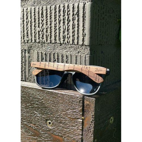 Load image into Gallery viewer, Eyewood | Engraved wooden sunglasses - Binary - Black - 
