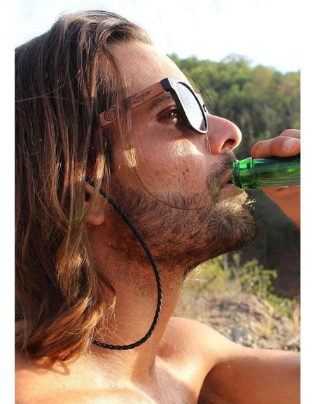 Eyewood | Engraved wooden sunglasses - Native - Black - 