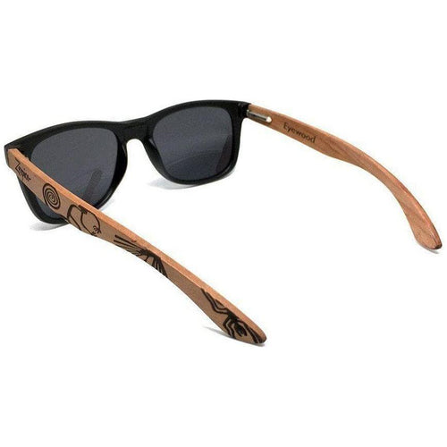 Load image into Gallery viewer, Eyewood | Engraved wooden sunglasses - Native - Black - 
