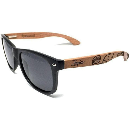 Load image into Gallery viewer, Eyewood | Engraved wooden sunglasses - Native - Black - 
