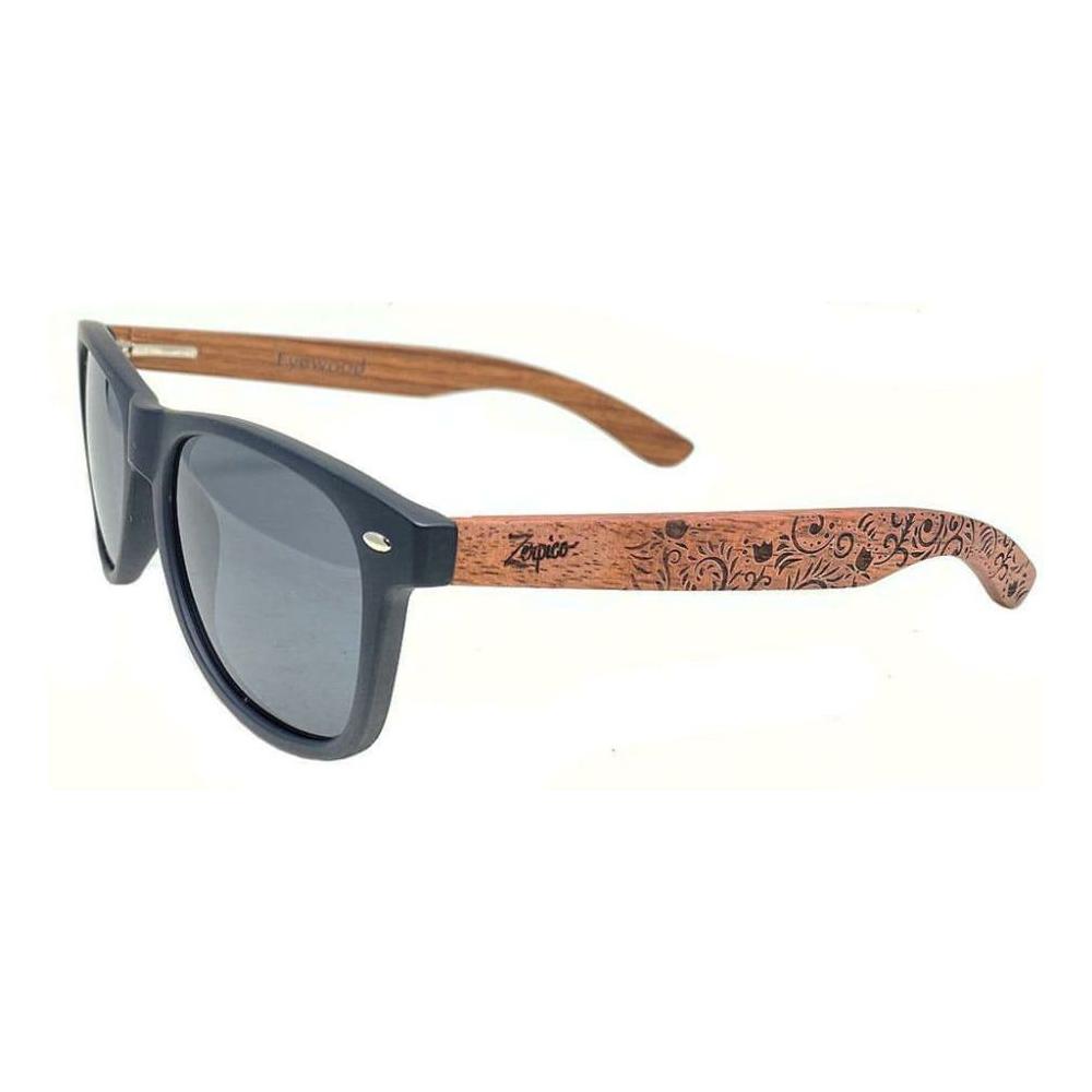 Eyewood | Engraved wooden sunglasses - Oasis - Black - 