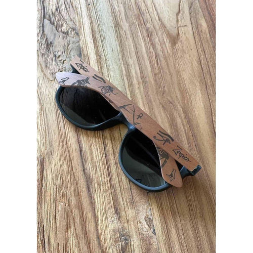 Load image into Gallery viewer, Eyewood | Engraved wooden sunglasses - Relic - Black - 
