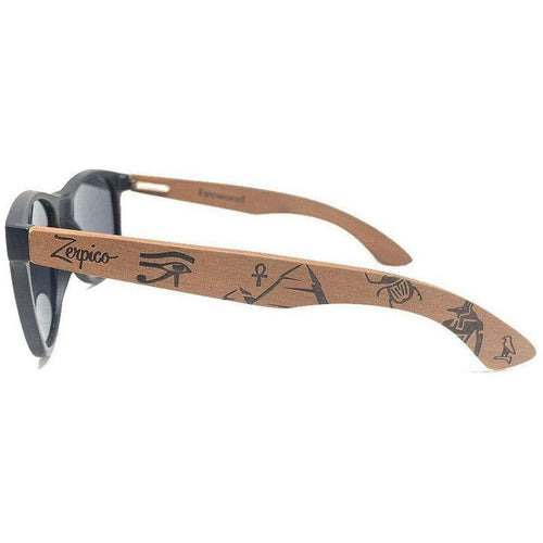 Load image into Gallery viewer, Eyewood | Engraved wooden sunglasses - Relic - Black - 
