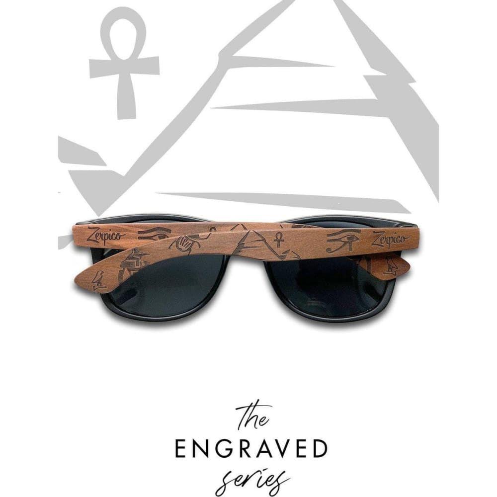 Eyewood | Engraved wooden sunglasses - Relic - Black - 