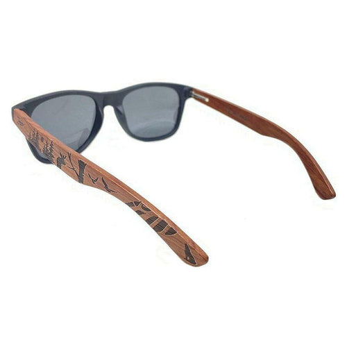 Load image into Gallery viewer, Eyewood | Engraved wooden sunglasses - The North - Black - 
