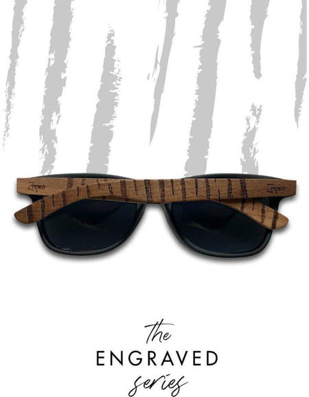 Eyewood | Engraved wooden sunglasses - Untamed - Black - 