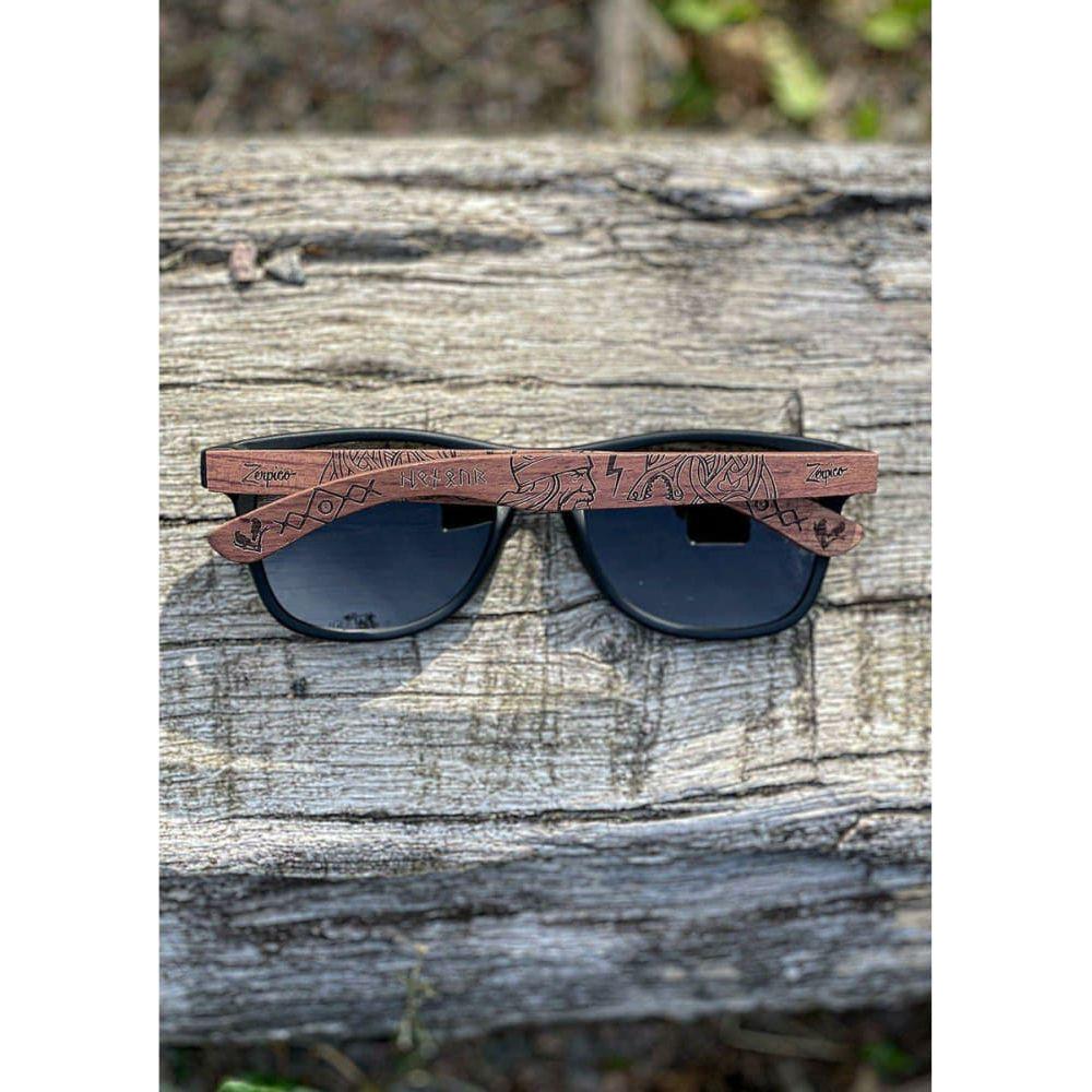 Eyewood | Engraved wooden sunglasses - Vikings - Black - 