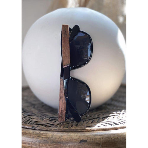 Load image into Gallery viewer, Eyewood Fusion - Viper - Black - Unisex Sunglasses
