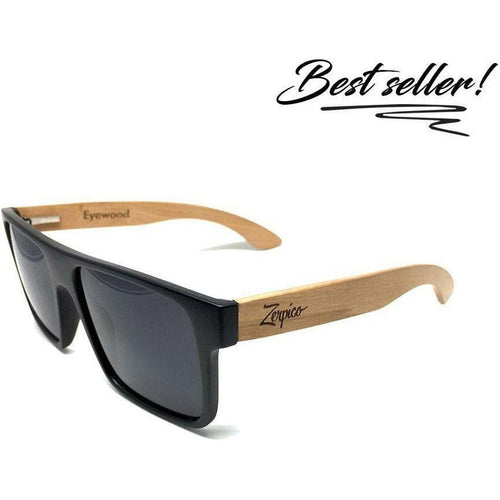Load image into Gallery viewer, Eyewood Square Shades - Bale Designer Timber Sunglasses - 
