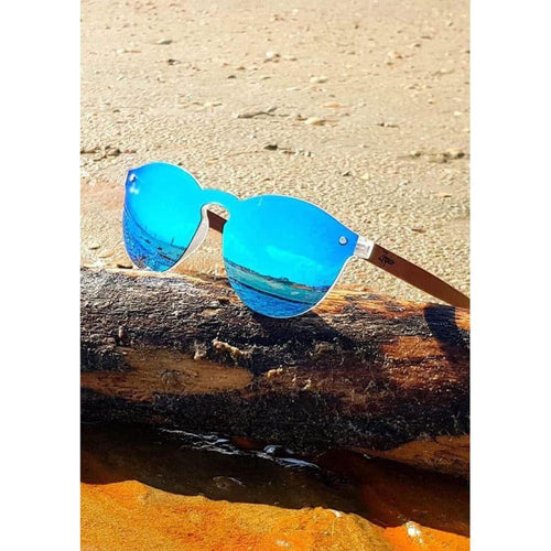 Load image into Gallery viewer, Eyewood Tomorrow - Aquila - Blue - Unisex Sunglasses
