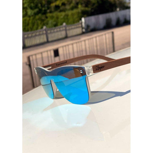 Load image into Gallery viewer, Eyewood Tomorrow - Gemeni - Blue - Unisex Sunglasses
