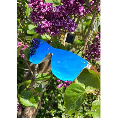 Load image into Gallery viewer, Eyewood Tomorrow - Gemeni - Blue - Unisex Sunglasses
