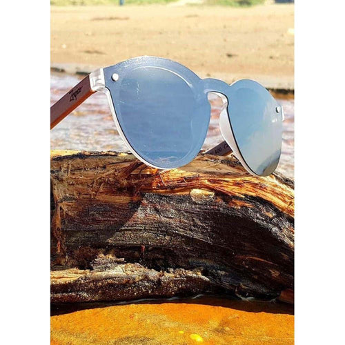 Load image into Gallery viewer, Eyewood Tomorrow - Pyxis - Silver - Unisex Sunglasses
