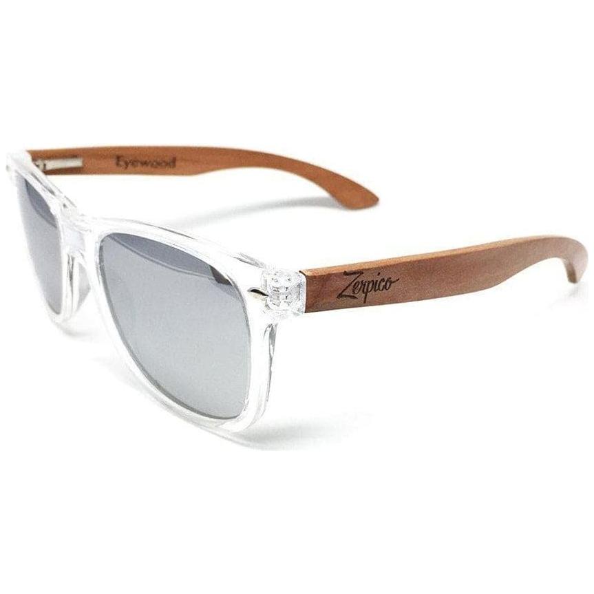 Eyewood Wayfarer - Crystal - Silver - Unisex Sunglasses