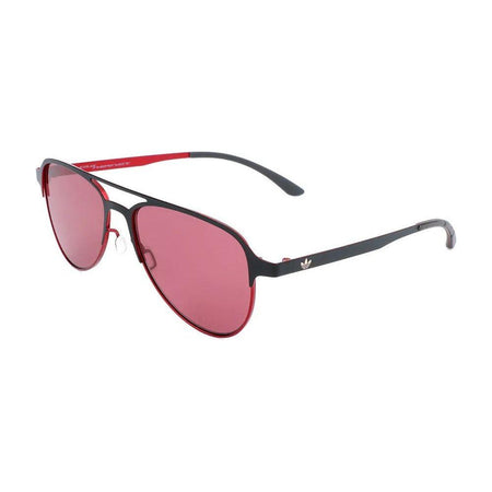 ADIDAS Men's Black/Red Aviator Sunglasses AOM005-009-053