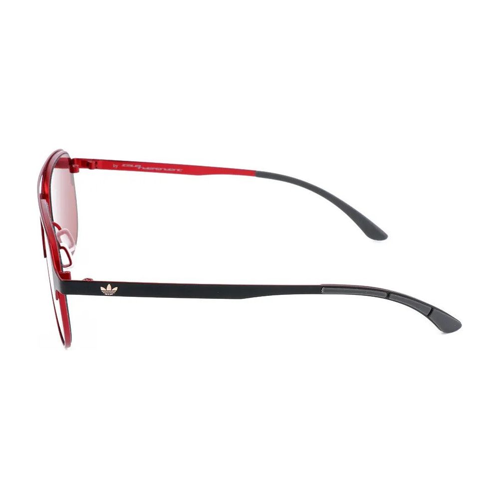 ADIDAS Men's Black/Red Aviator Sunglasses AOM005-009-053