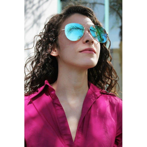 Load image into Gallery viewer, Blue Jay Women&#39;s Aviators - Model 140: Stylish Copper Metal Pilot Sunglasses for Women
