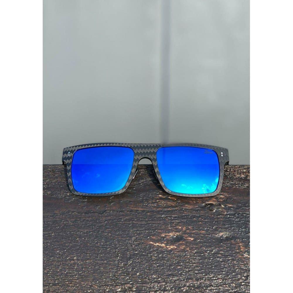 Fibrous V4 Square - Carbon Fiber Sunglasses - Blue - Unisex 