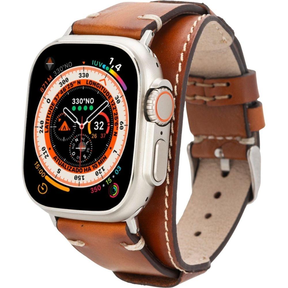 Fort Cuff Leather Bands for Apple Watch 9, Ultra 2 & SE-0