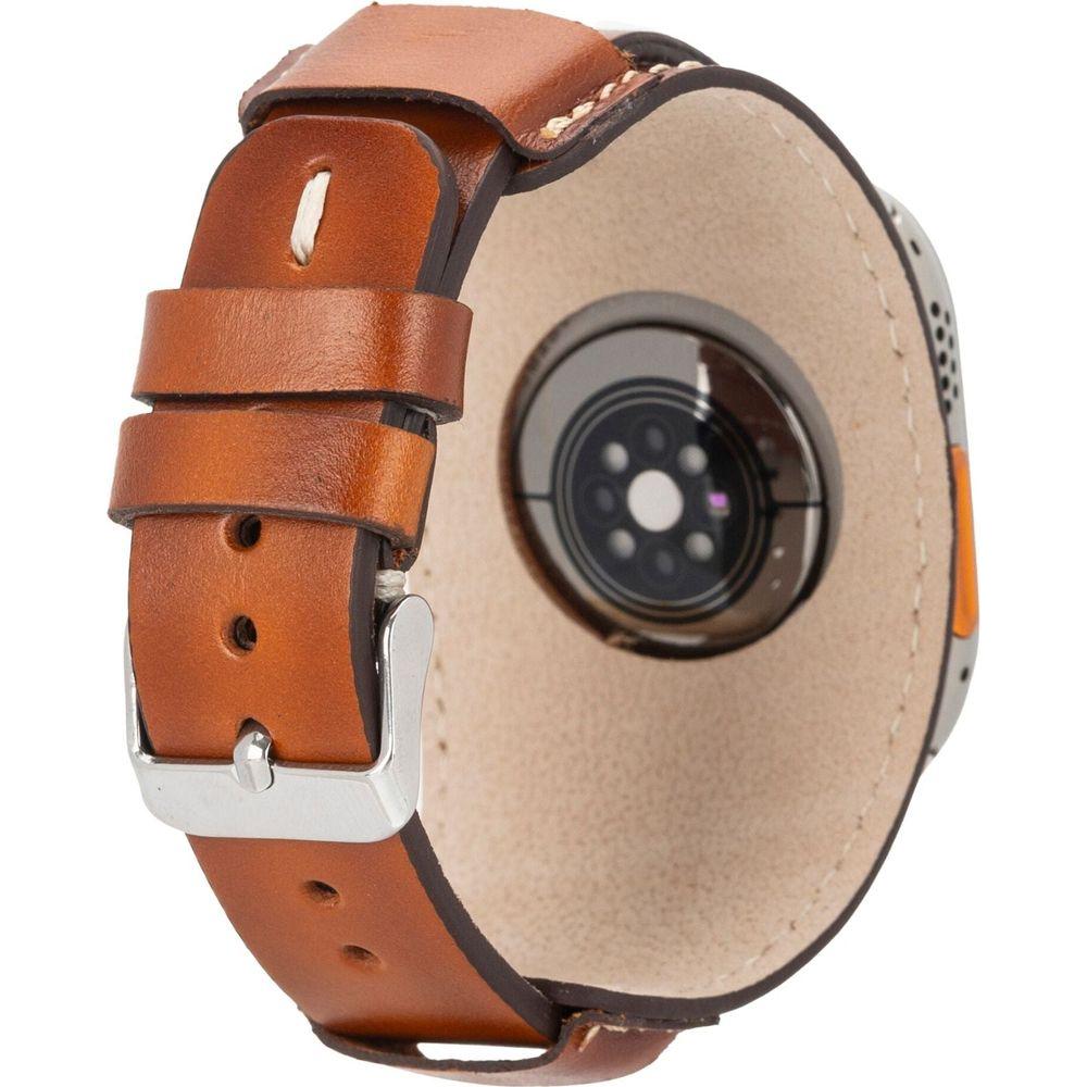 Fort Cuff Leather Bands for Apple Watch 9, Ultra 2 & SE-1