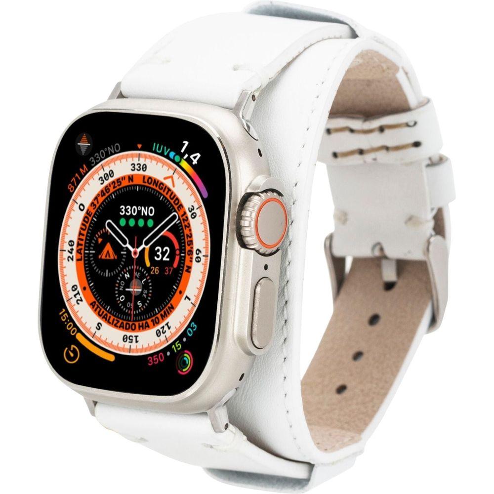 Fort Cuff Leather Bands for Apple Watch 9, Ultra 2 & SE-4