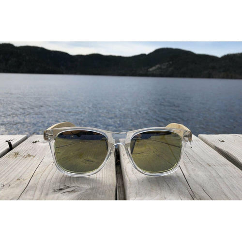 Load image into Gallery viewer, Glassy Shades Timber Square Designer Sunglasses - Unisex 
