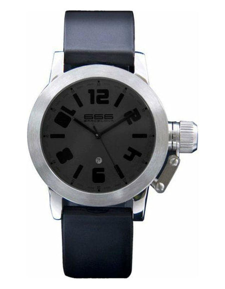 Grey & Black Men’s Watch 666 Barcelona 210 (Ø 40 mm) - Men’s