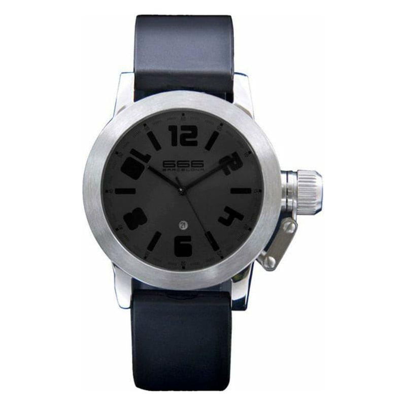 Grey & Black Men’s Watch 666 Barcelona 210 (Ø 40 mm) - Men’s