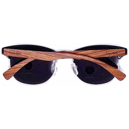Load image into Gallery viewer, Handcrafted Walnut Wood Club Style Sunglasses With Bamboo 
